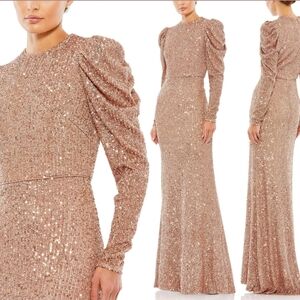 Elegant Sequin Evening Gown